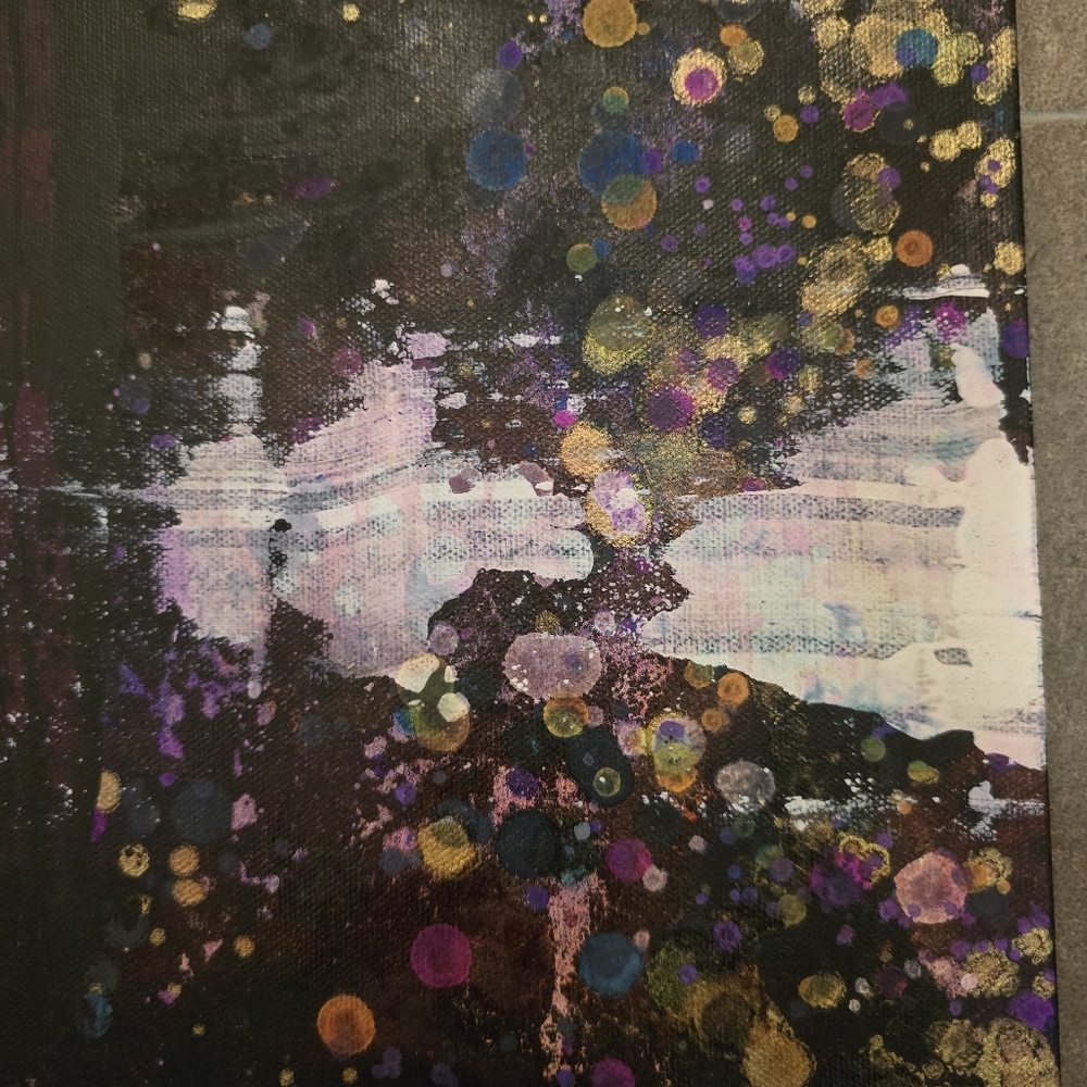 HANDCRAFTED Abstract Painting HANDPAINTED Wall Art Decor HANDMADE Artwork - Picture 10 of 14